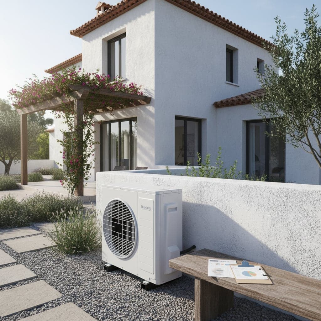 Instalación de bomba de calor aerotérmica en vivienda