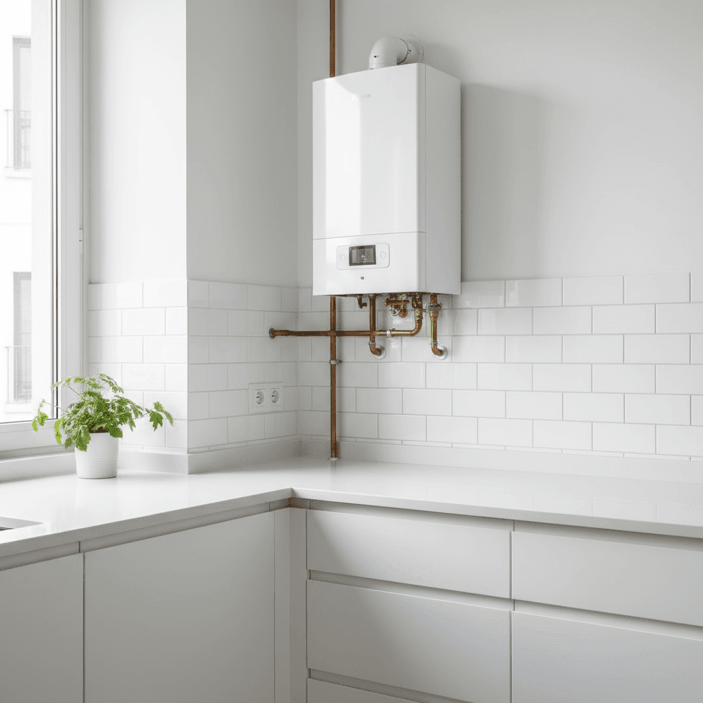 Sistema de calefacción central instalado profesionalmente